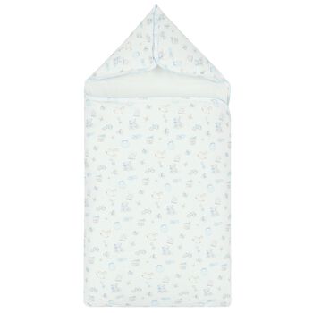 Baby Boys White & Blue Toys Nest