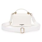 Girls White Logo Handbag, 1, hi-res
