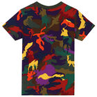 Boys Multi-Colored Camouflaged Logo T-Shirt, 1, hi-res