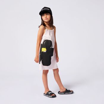 Girls Pink Daisy Dress