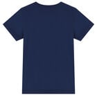 Boys Navy Blue Logo T-Shirt, 1, hi-res