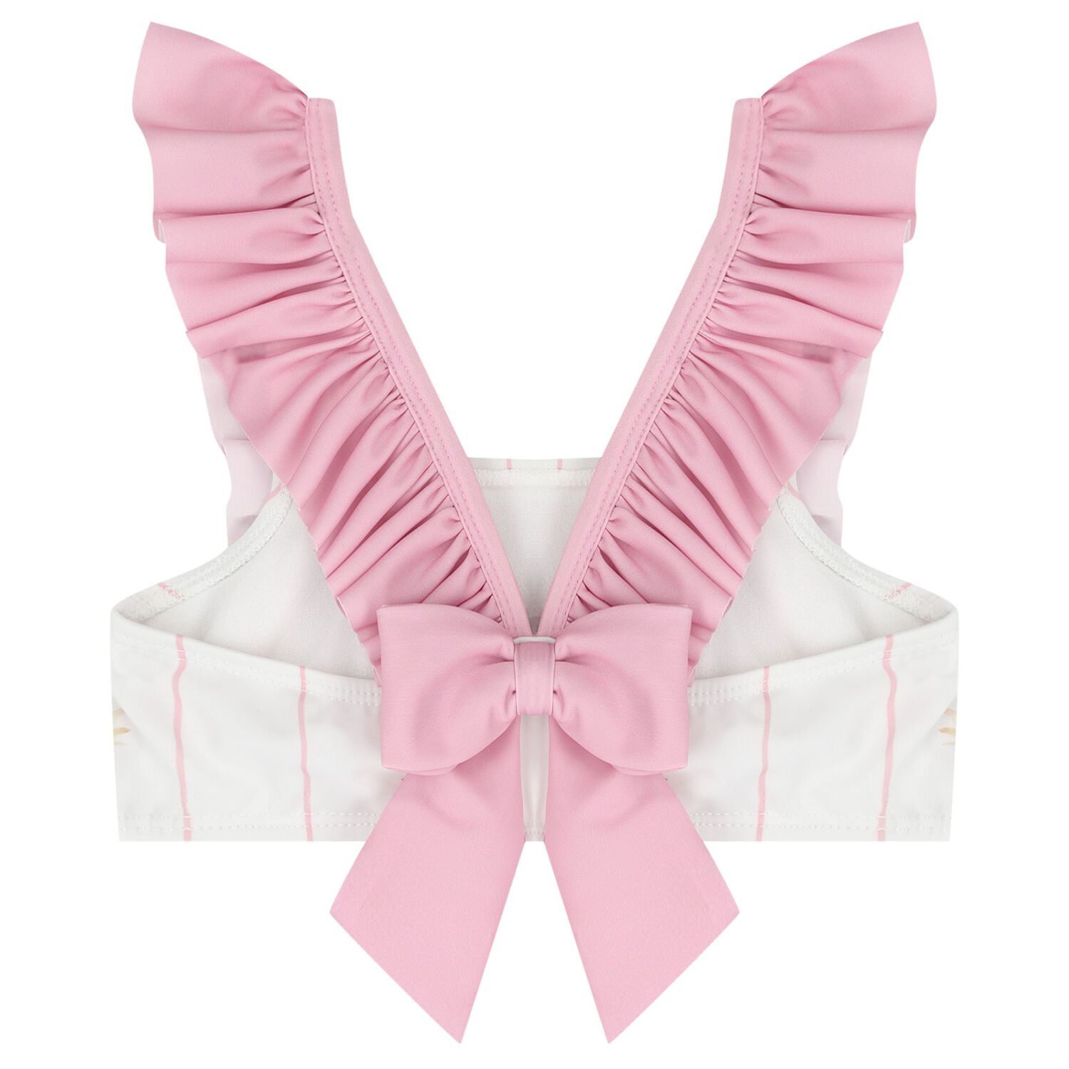 Girls White & Pink Milk Shake Bikini, 3, hi-res