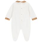 مجموعة هدايا ملابس الأطفال بنقشة خريطة جغرافية باللونين الأبيض والبيج, 3, hi-res