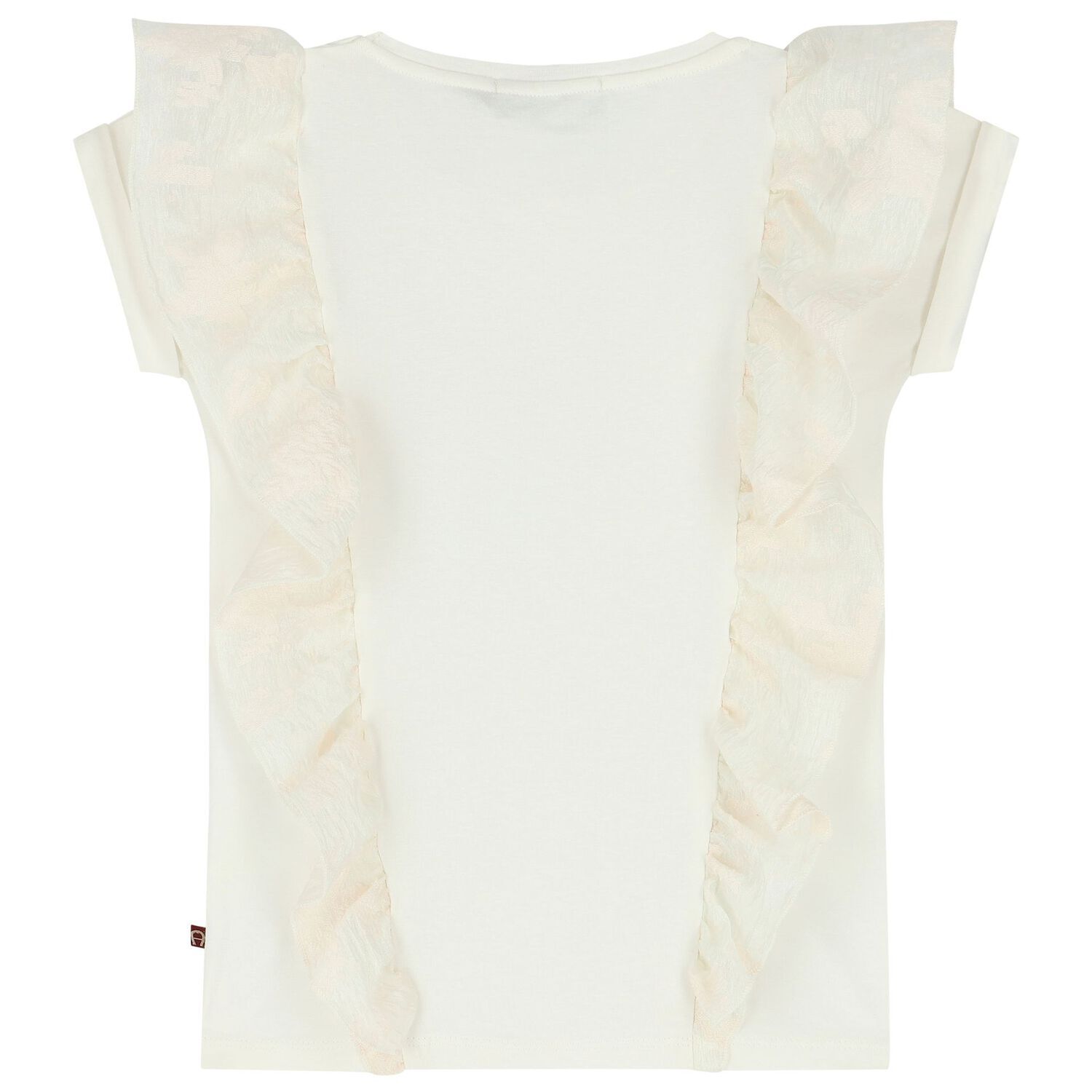 Girls Ivory Logo Bag Top, 1, hi-res image number null