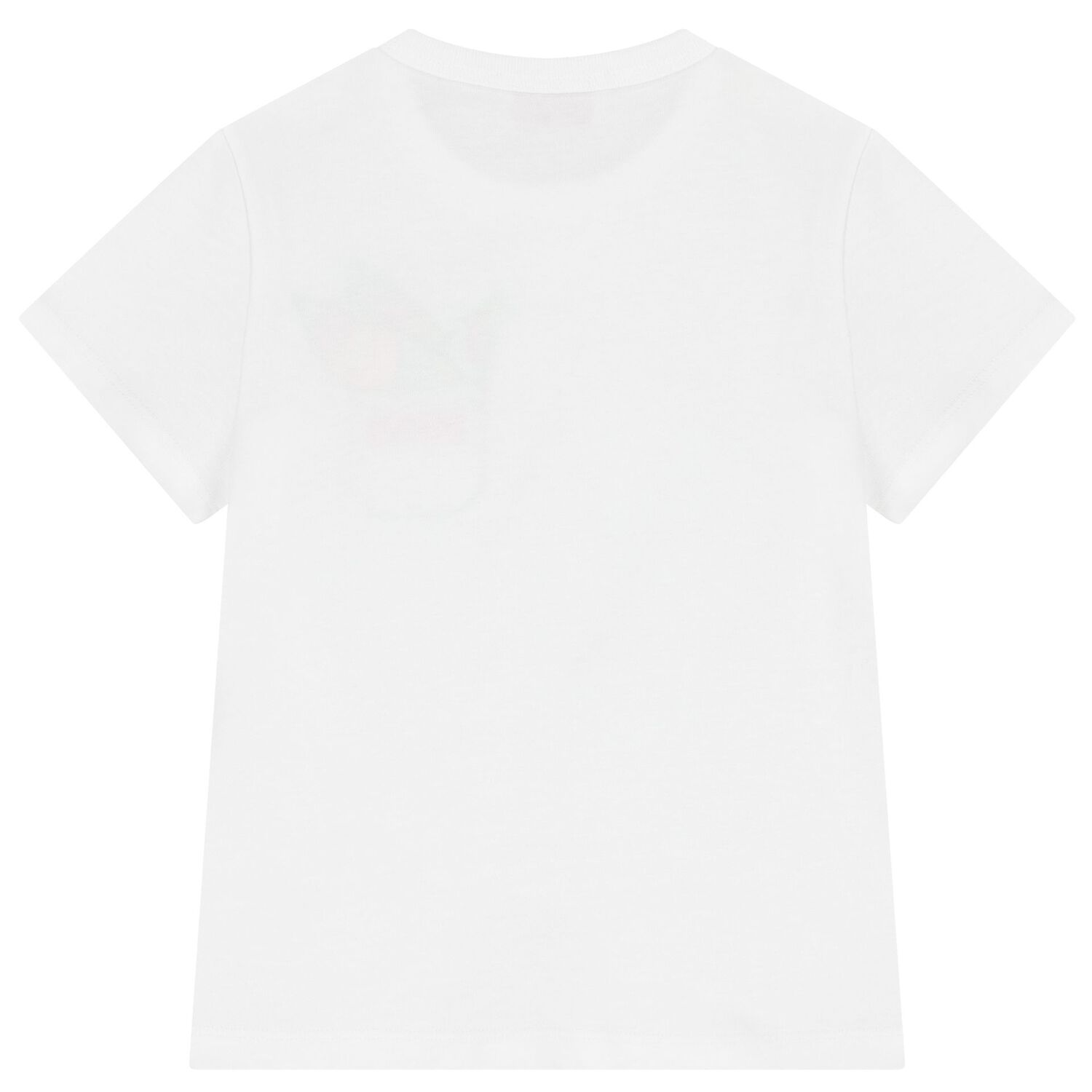 Girls White Logo T-Shirt             , 1, hi-res