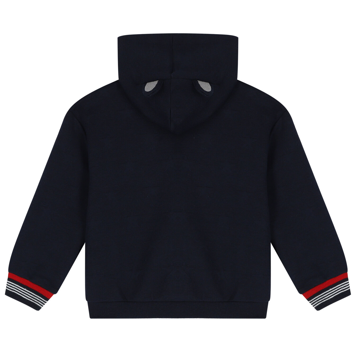 Younger Boys Red, Navy Blue & Grey 3 Piece Tracksuit, 1, hi-res image number null