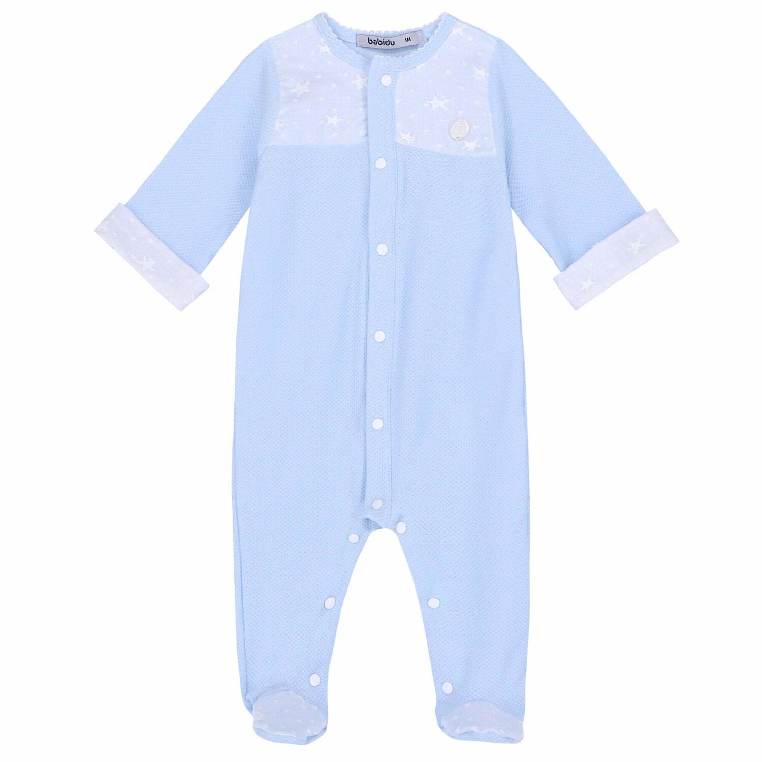 Baby Boys Blue Babygrow, 1, hi-res image number null