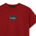 Boys Red Logo T-Shirt, 1, hi-res