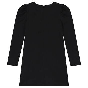 Girls Black Logo Dress