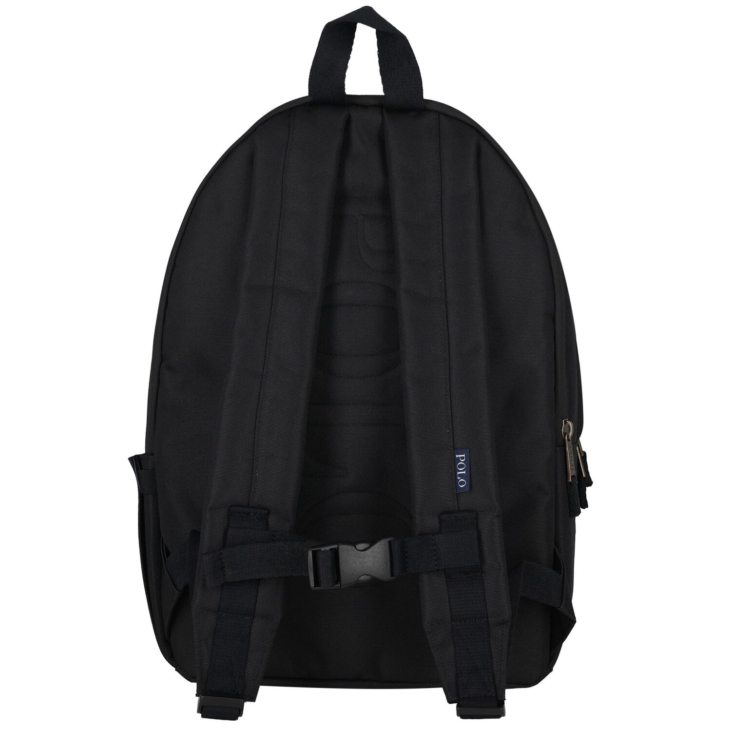 Boys Black Canvas Pony Logo Backpack ( 44cm ), 3, hi-res
