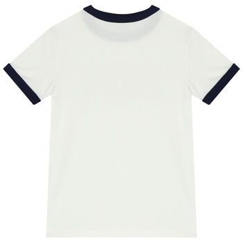 Boys White Logo T-Shirt