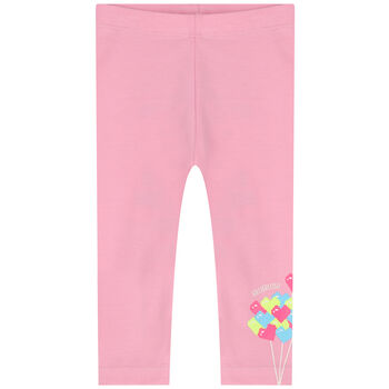 Younger Girls Pink Leggings