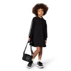 Girls Black Logo Polo Dress, 1, hi-res