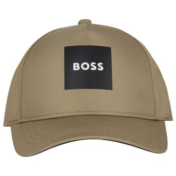 Boys Beige  Logo Cap