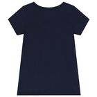  طقم بنات ليغنز بطبعه الزهور باللون الكحلي و الوردي, 2, hi-res