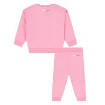 Younger Girls Pink Care Bears Tracksuit