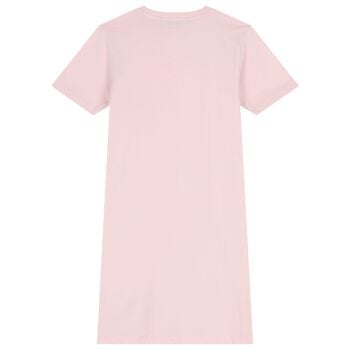 Girls Pink Logo Dress