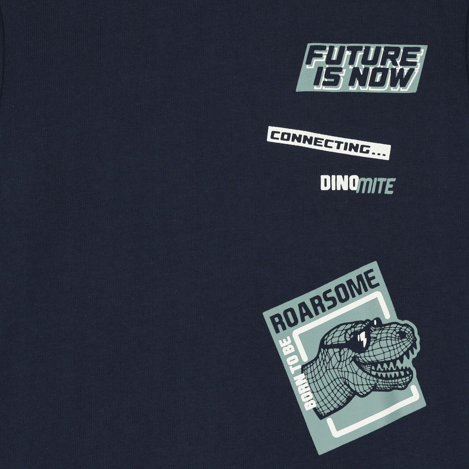 بدلة أولاد رياضية بطبعة ديناصور باللون الكحلي , 2, hi-res