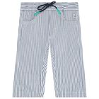 Baby Boys Blue & White Trousers, 1, hi-res