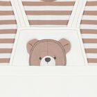 Baby Boys Ivory Bear Romper & Hat Set, 2, hi-res