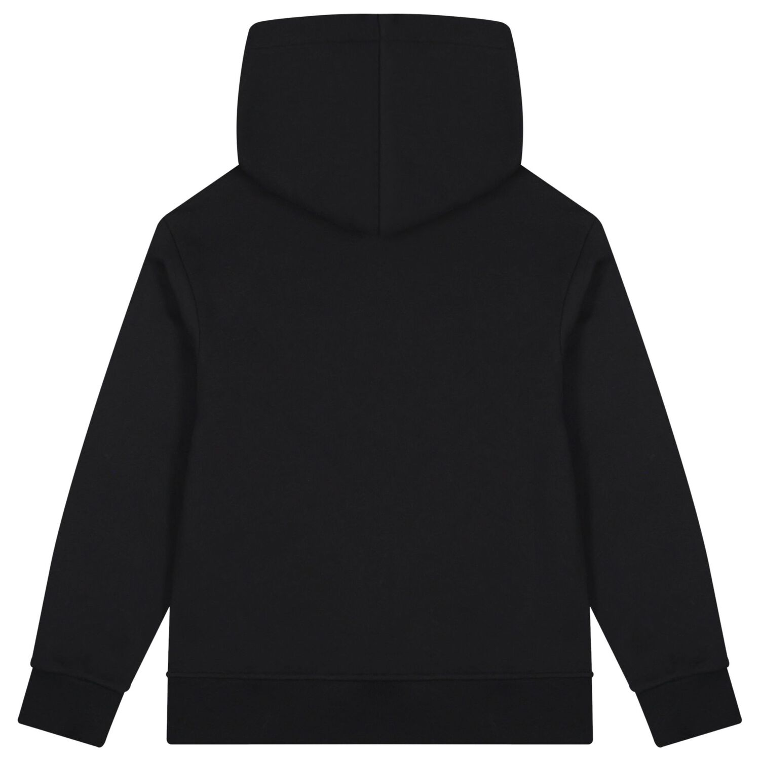 Black & Ivory Logo Hooded Top, 2, hi-res