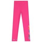 Girls Multi-Coloured Heart Leggings Set, 1, hi-res