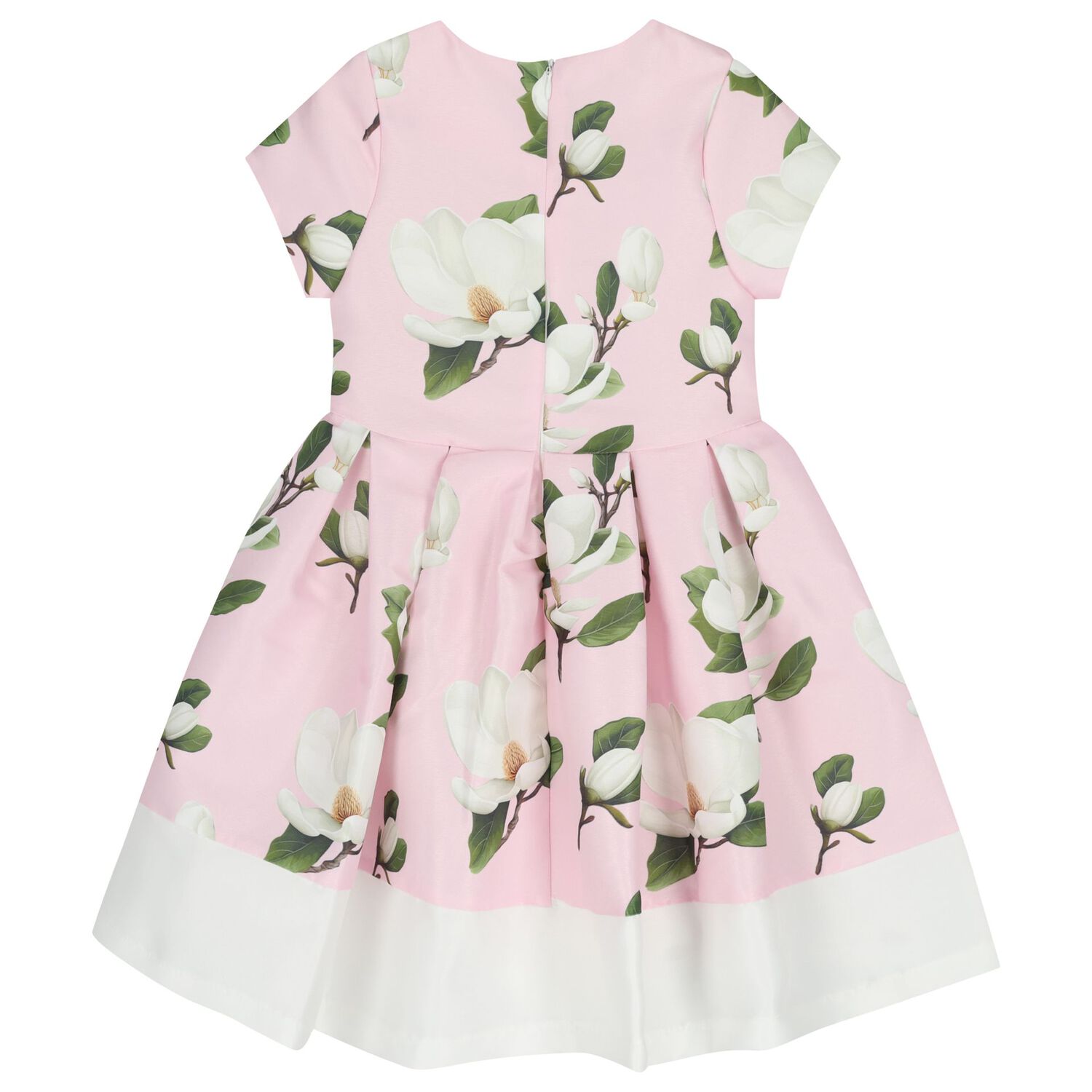 Girls Pink Floral Dress, 2, hi-res