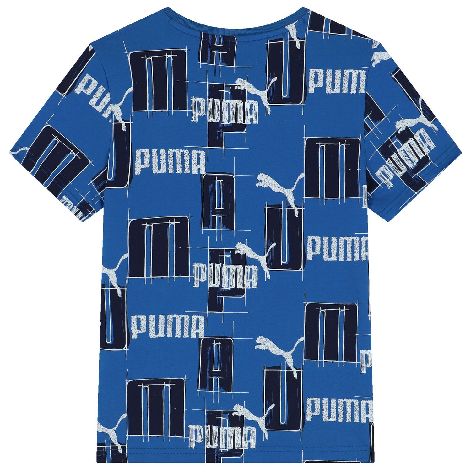 Boys Blue Logo T-Shirt, 2, hi-res