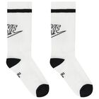 Boys White, Black & Grey Logo Socks ( 6-Pack ), 1, hi-res