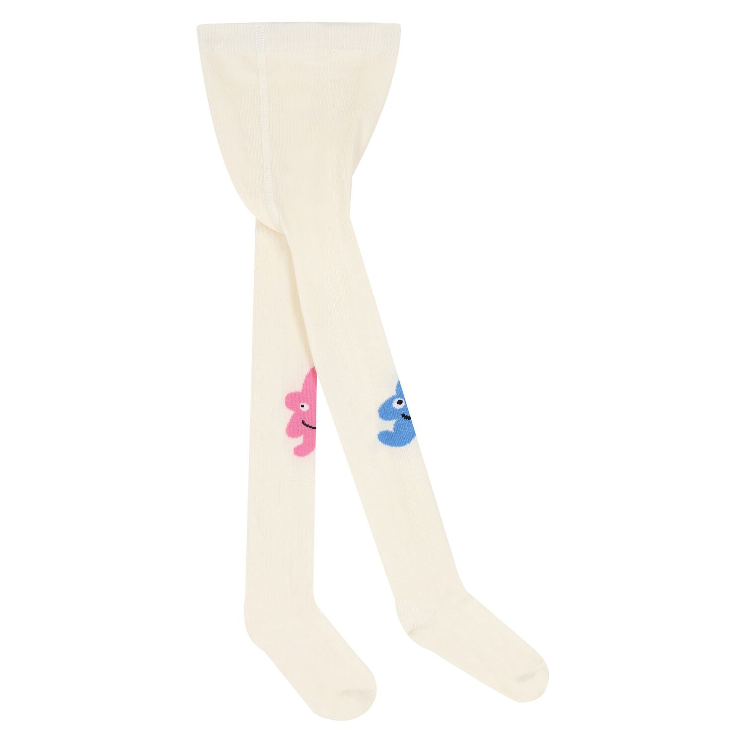 Younger Girls Ivory Tights, 1, hi-res