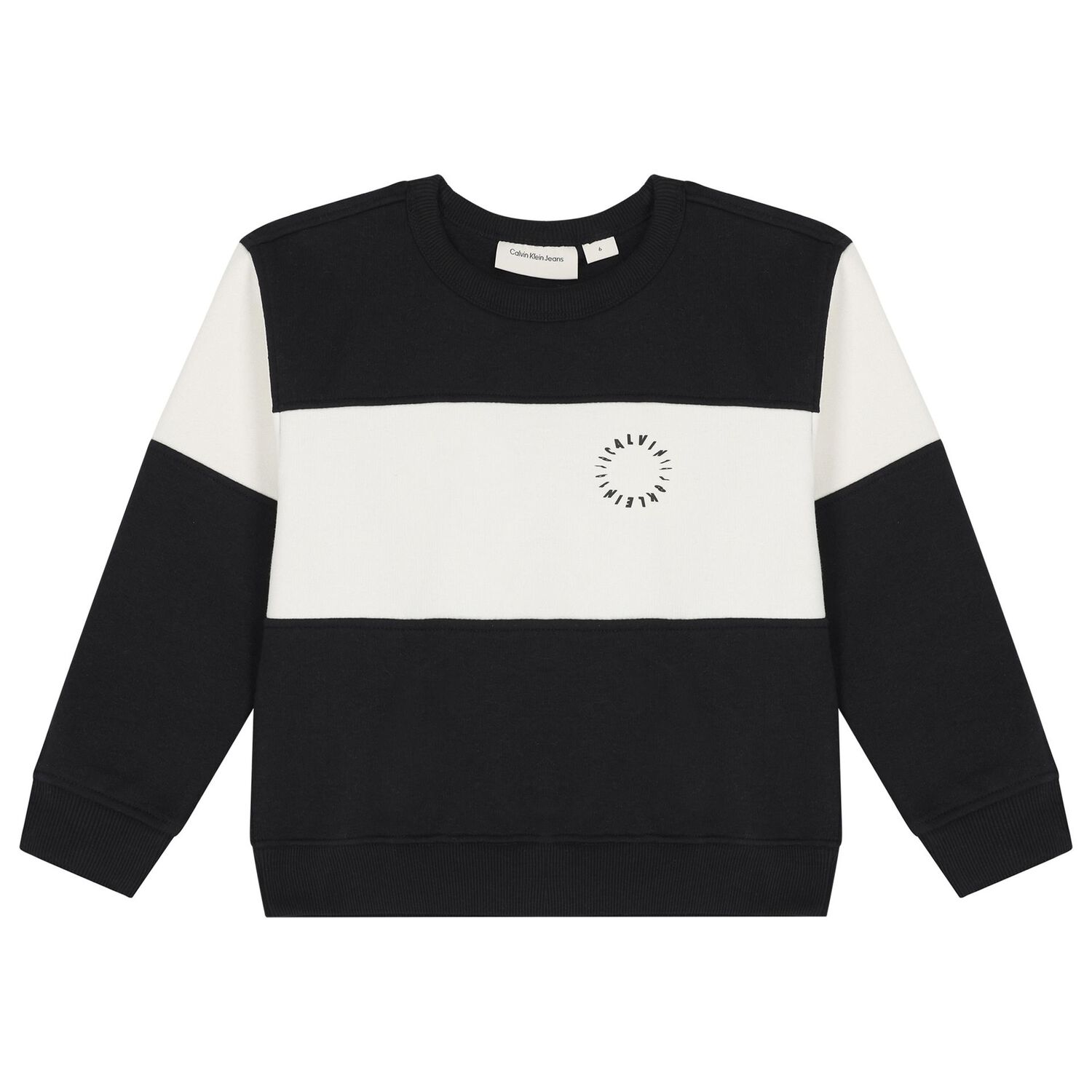 Boys Black & Ivory Logo Tracksuit, 1, hi-res