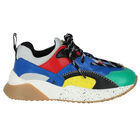 Boys Multi-Colored Logo Trainers, 1, hi-res