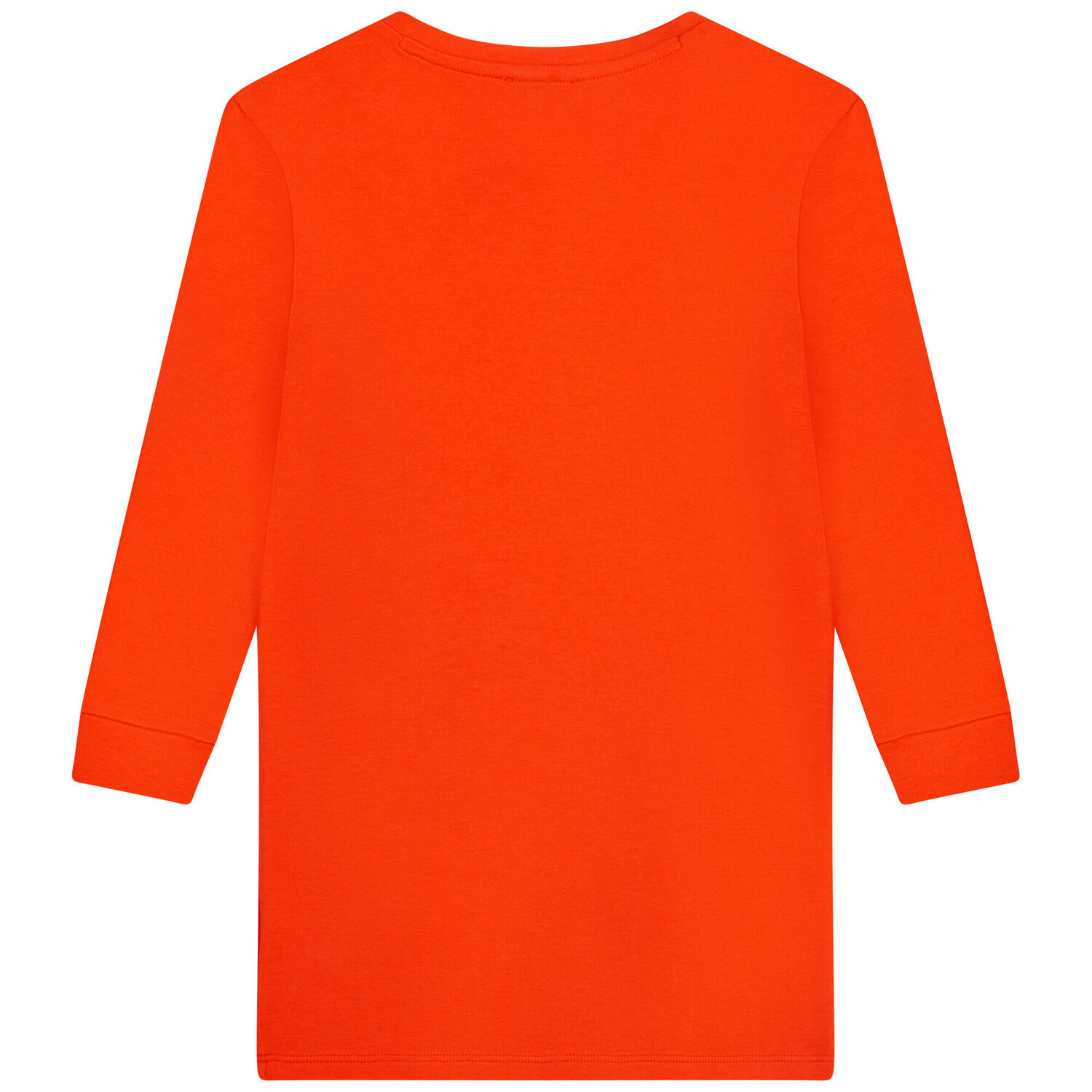 Girls Orange Logo Dress, 2, hi-res image number null