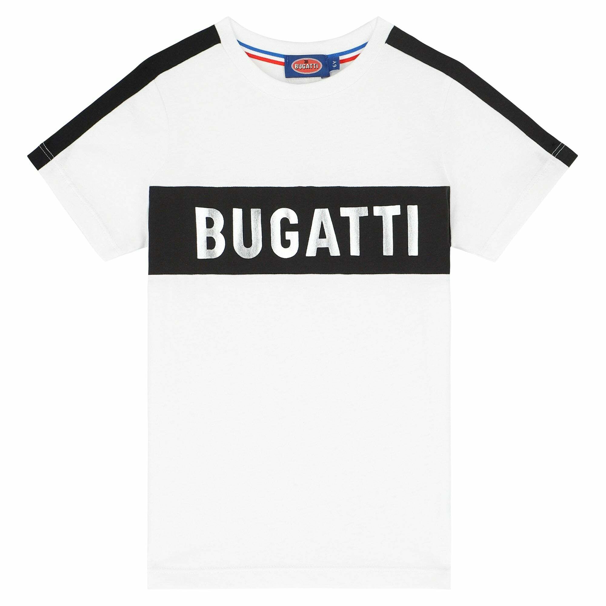 Bugatti Junior Boys White Logo T Shirt Junior Couture Kuwait
