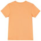 طقم شورت مخطط باللون البرتقالي والأزرق للأولاد , 1, hi-res