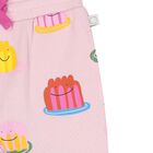 Younger Girls Pink Jelly Joggers, 1, hi-res