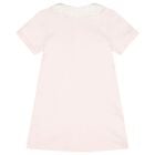 Younger Girls Pink Logo Dress, 1, hi-res