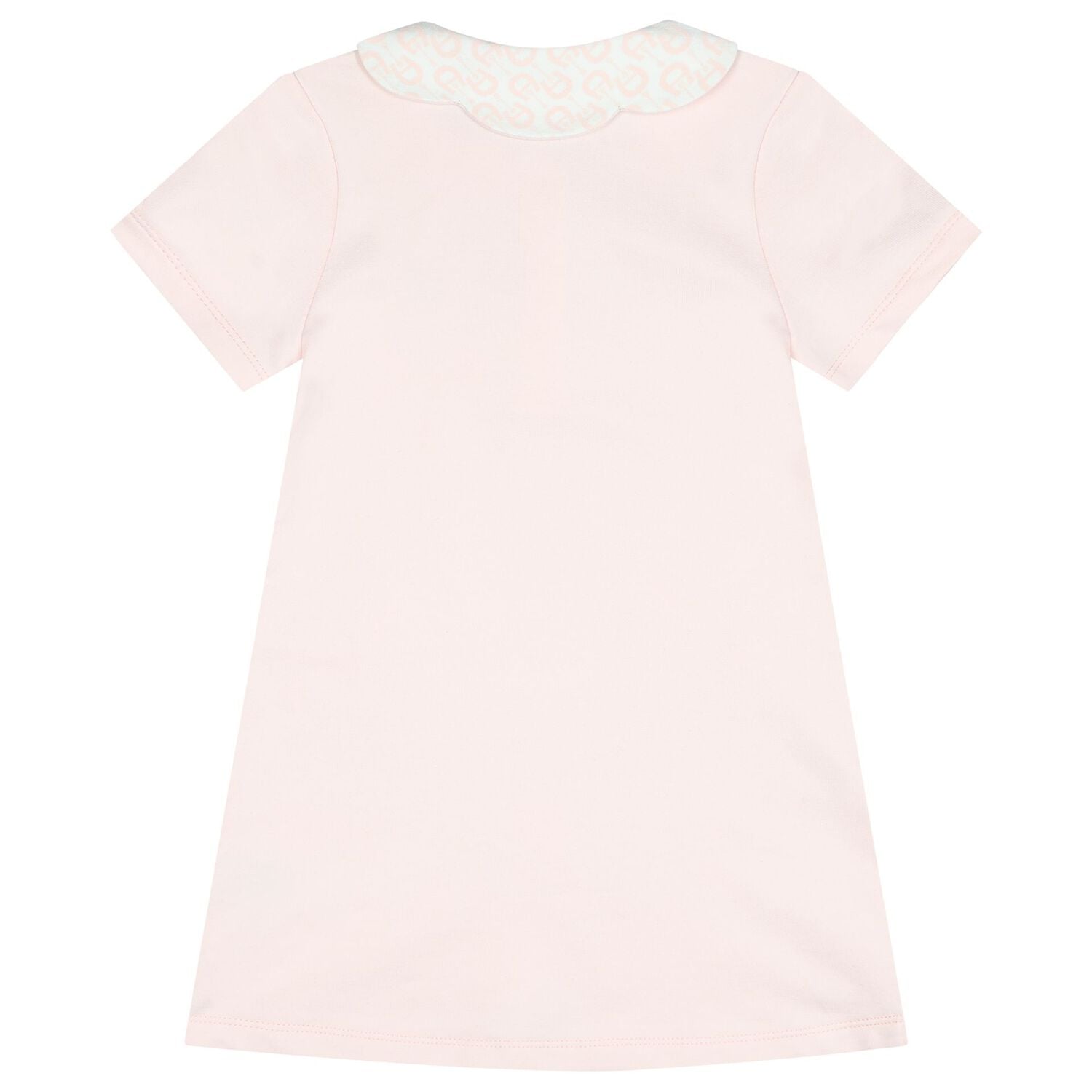 Younger Girls Pink Logo Dress, 1, hi-res