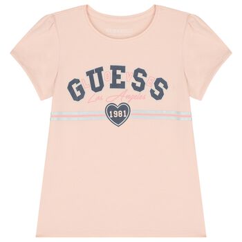 Girls Pink Logo T-Shirt