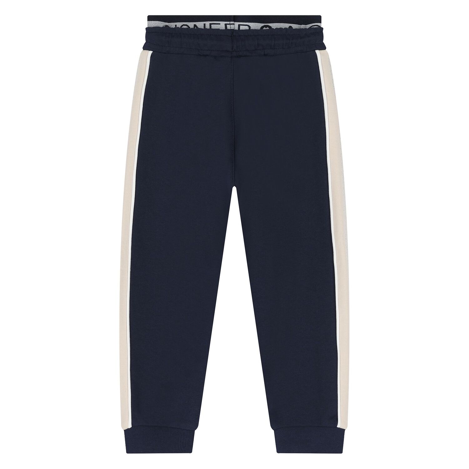 Younger Boys Navy Blue Logo Joggers, 1, hi-res image number null