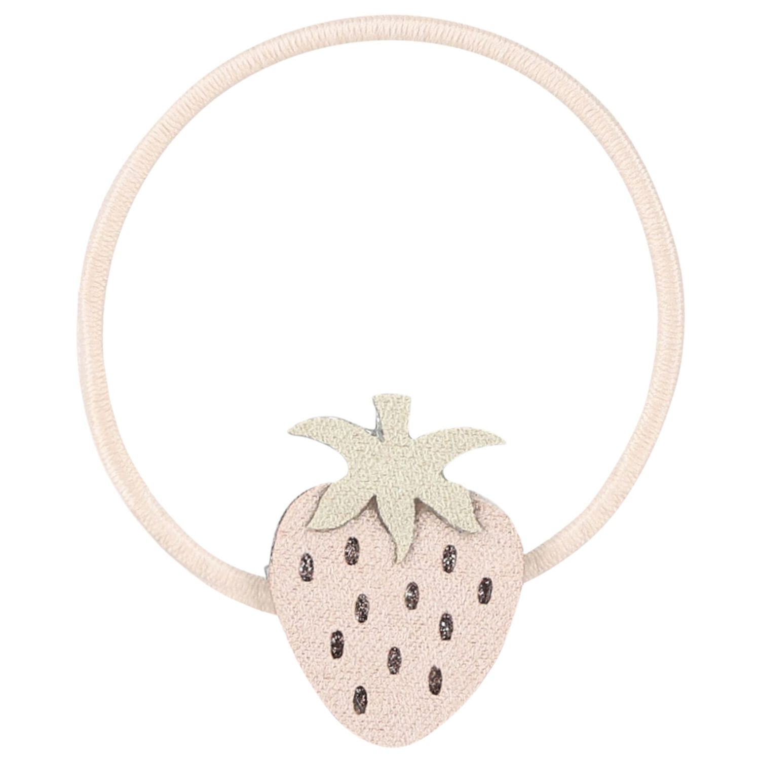 مشابك شعر بنات بالفراولة باللون الوردى والعاجى, 1, hi-res image number null