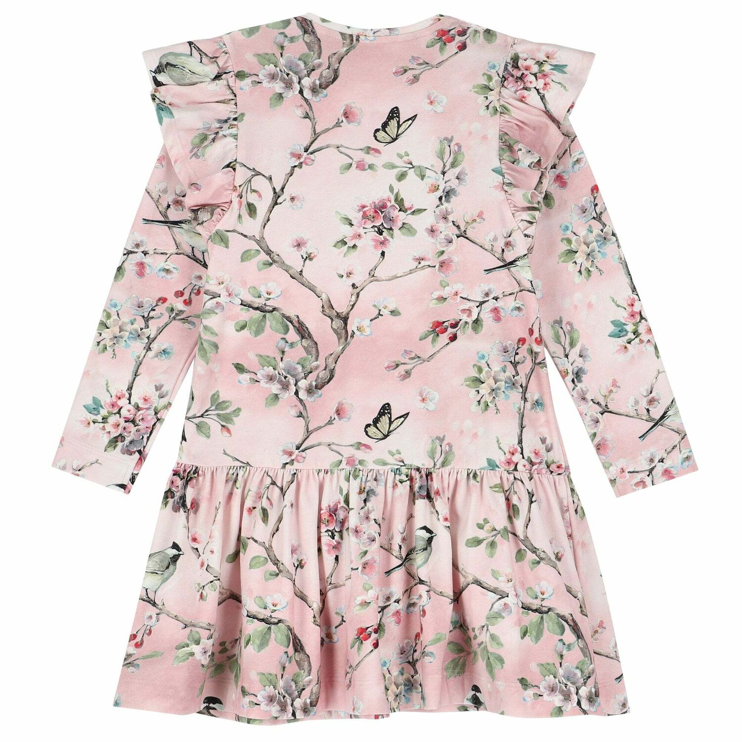 Girls Pink Floral Dress, 1, hi-res image number null