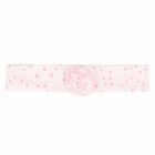 Baby Girls Pink Heart Print Headband, 1, hi-res