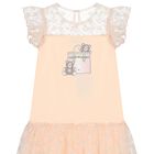 Girls Pink Logo Bag Dress, 1, hi-res