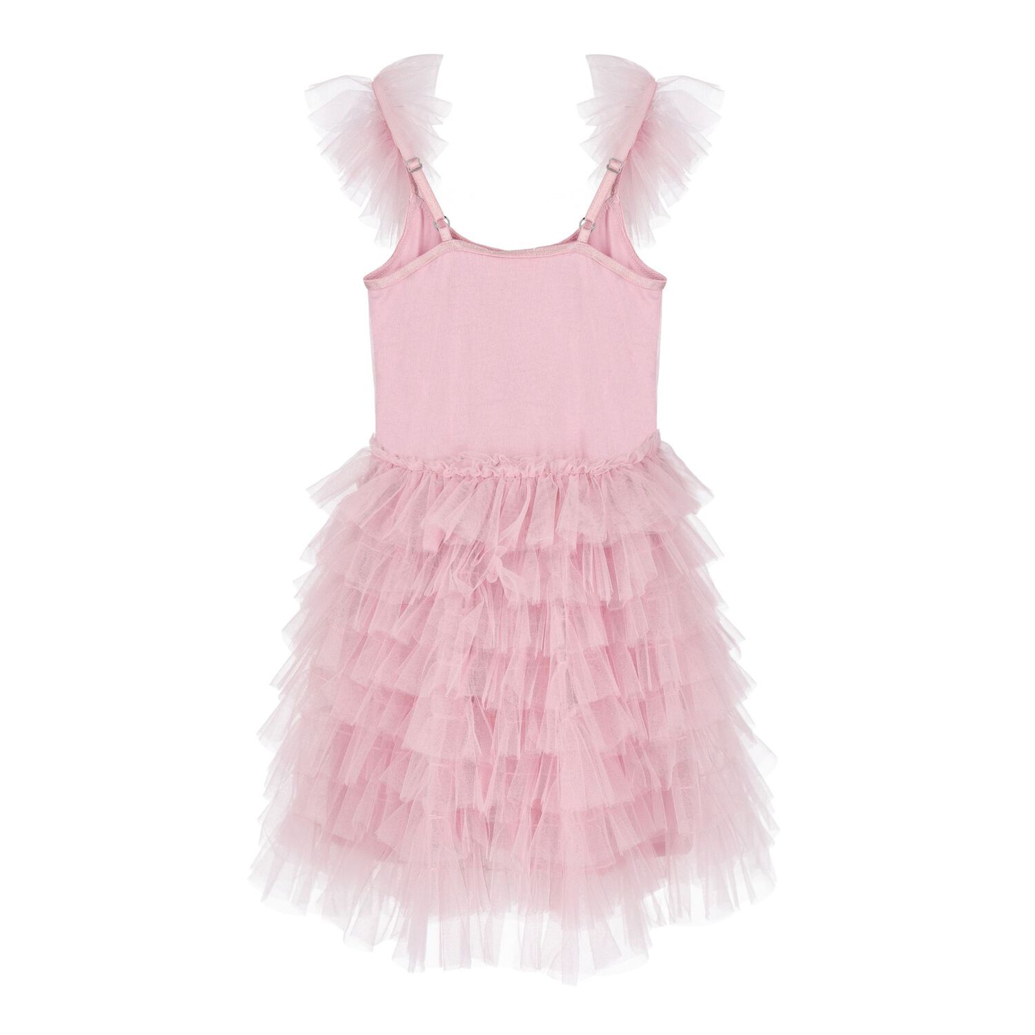 Baby Girls Pink Embellished Tulle Dress Set, 1, hi-res