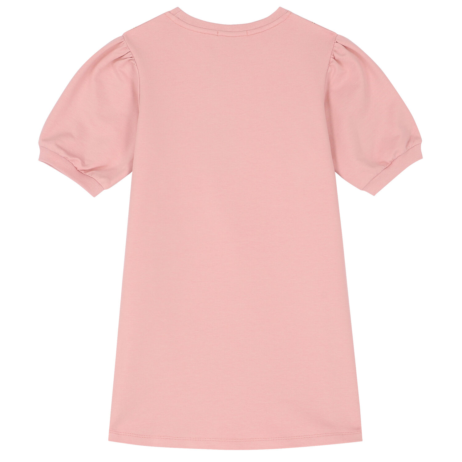 Girls Pink Horse Print Dress, 1, hi-res