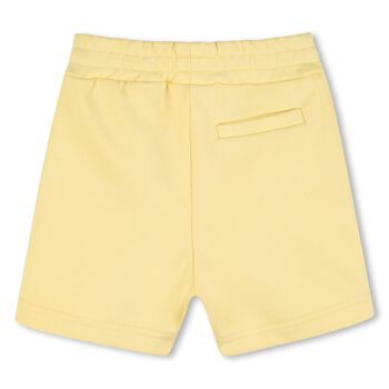 Younger Boys Yellow Logo Shorts