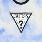 Boys White & Blue Logo T-Shirt, 1, hi-res