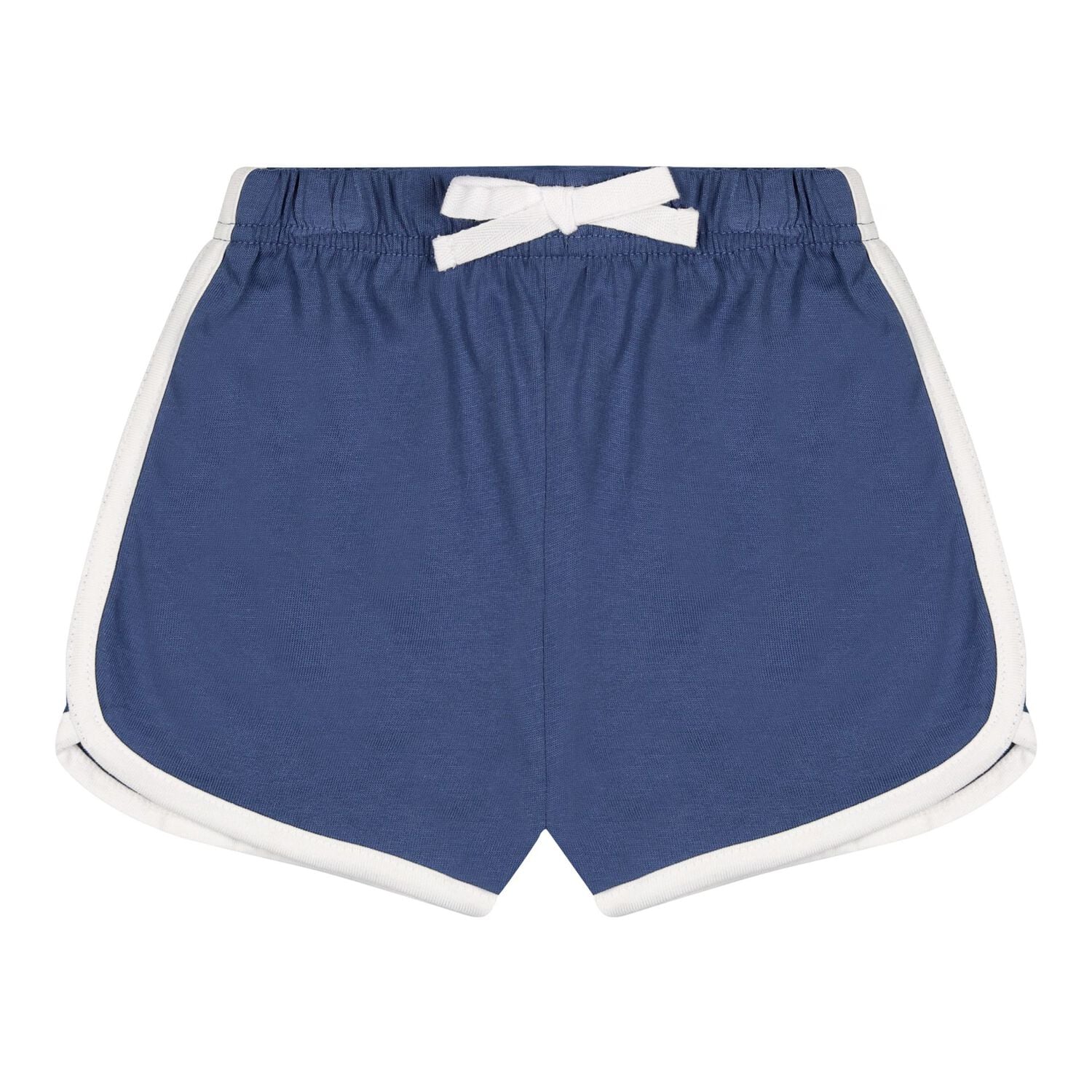 Baby Boys Navy Blue Fishing Polo Bear Shorts Set, 1, hi-res