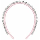Girls Pink Crystal Embellished Headband, 2, hi-res
